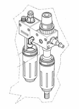 JOHN BEAN ФИЛЬТР-ЛУБРИКТОР T1000-20, T3000-22 EAA0364G92A