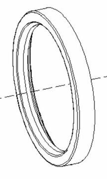 HOFMANN НАКЛАДКА РЕЗИНОВАЯ НА ПРИЖИМНУЮ ЧАШКУ GEODYNA 6300 2P  EAC0058D15A