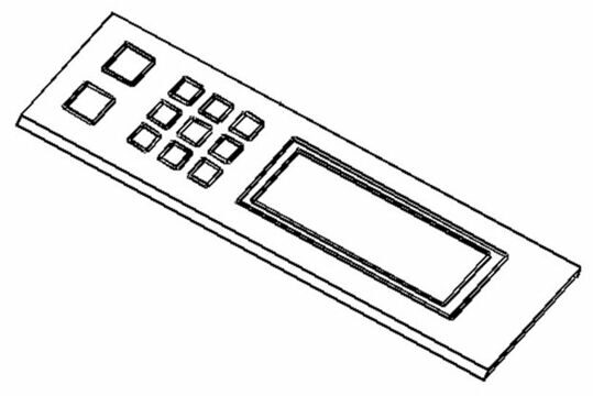 HOFMANN ПАНЕЛЬ ЛИЦЕВАЯ GEODYNA 6300 2P EAA0376G55A